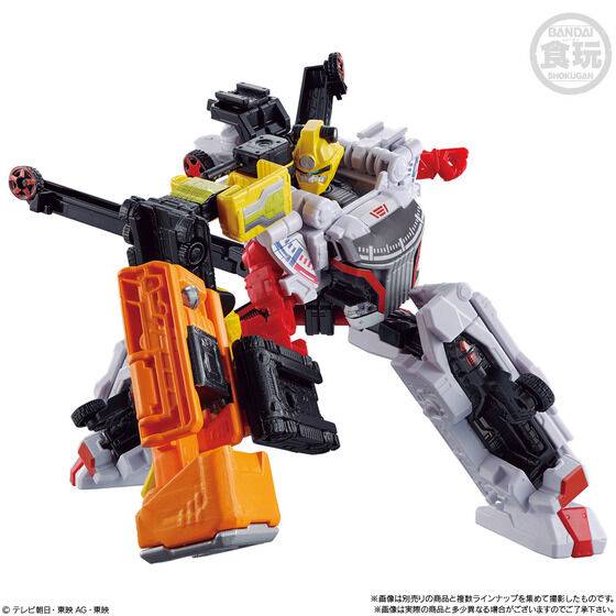 Bandai Super Mini PLA – Set Boonboomger Robo, Serie Bakuage Gattai 01, Modellino Da Assemblaggio